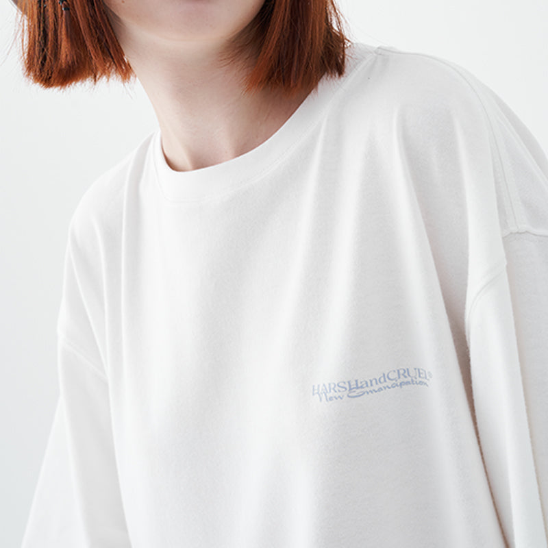 Monet Oil Painting Handwriting Logo Tee