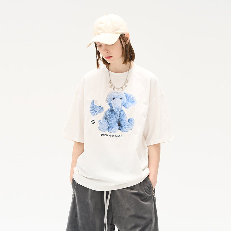 Stuffed Elephant Printed Tee