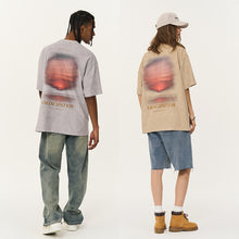 Load image into Gallery viewer, Handpainted Sunset Suede Tee
