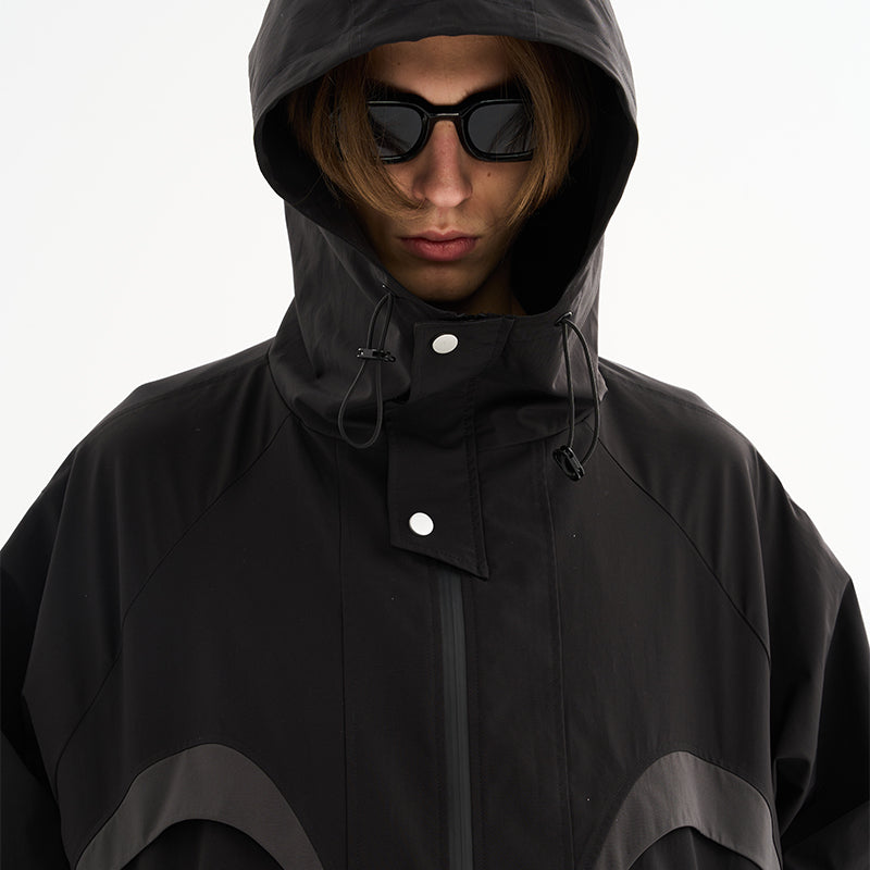 Functional Windproof Splicing jacket