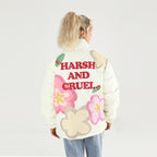 Cartoon Flowers Down Jacket