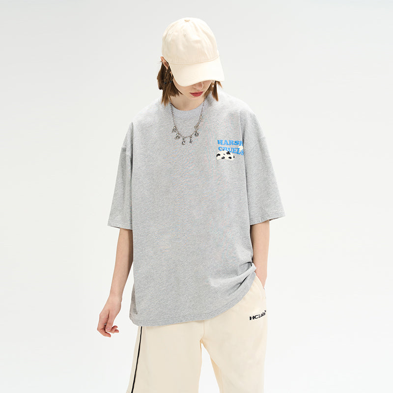 3D Clouds Logo Ring Printed Tee