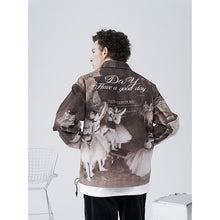Load image into Gallery viewer, Auditorium Ballet Oil Painting Coach Jacket
