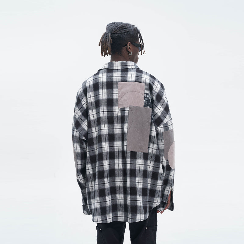 Pannel Plaid L/S Shirt
