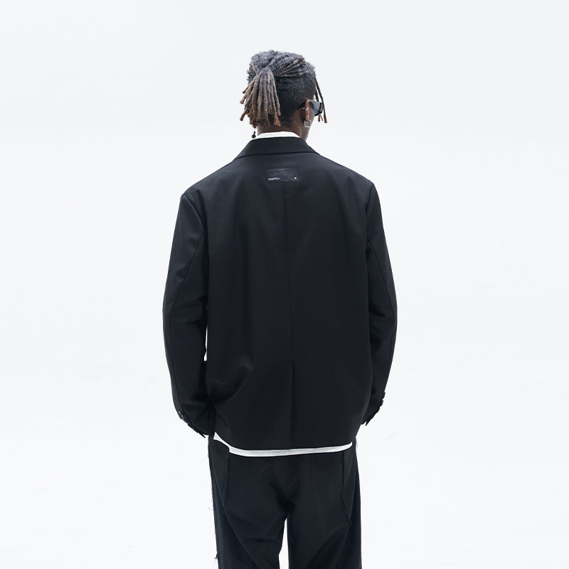 Zipper Loose Suit Jacket