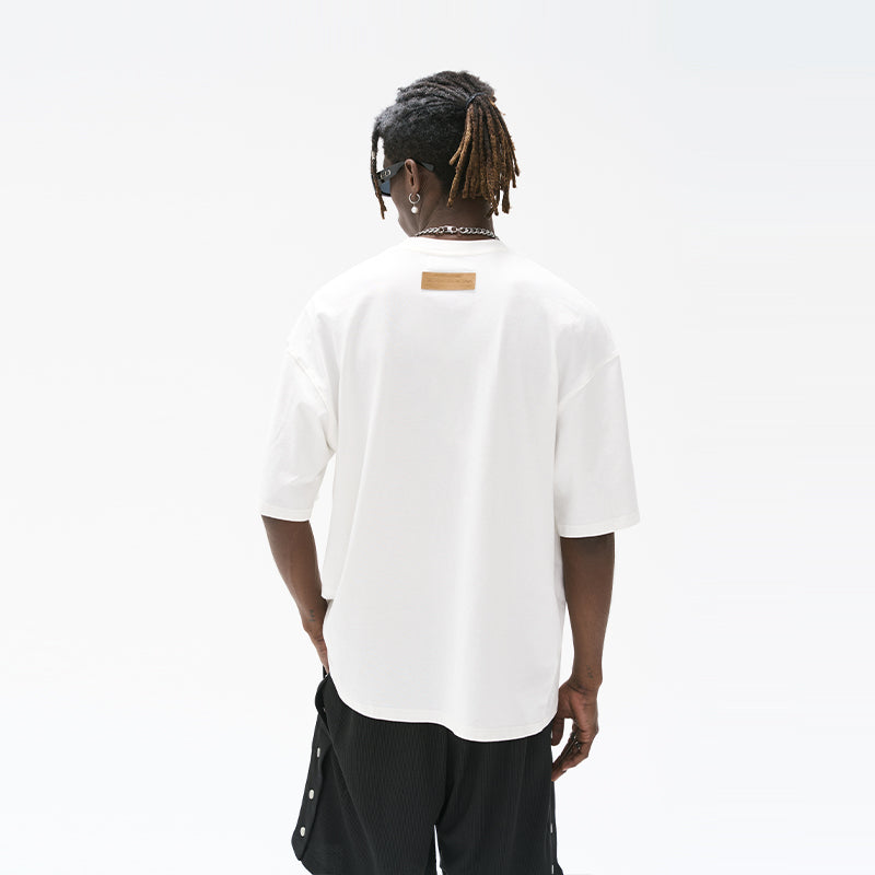 Liquid Metal Logo Printed Tee