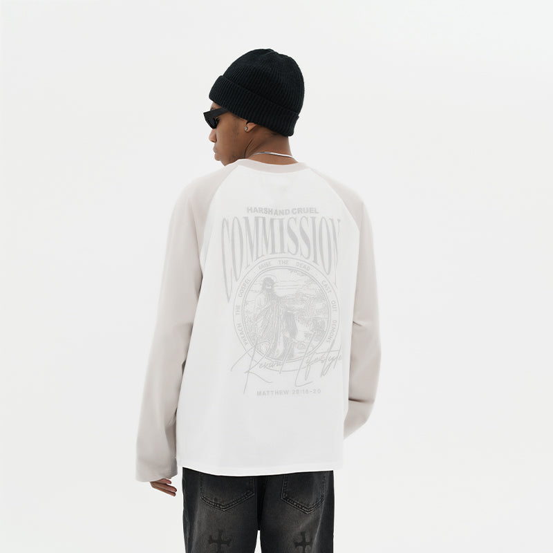 Commission Colorblock Raglan L/S Tee