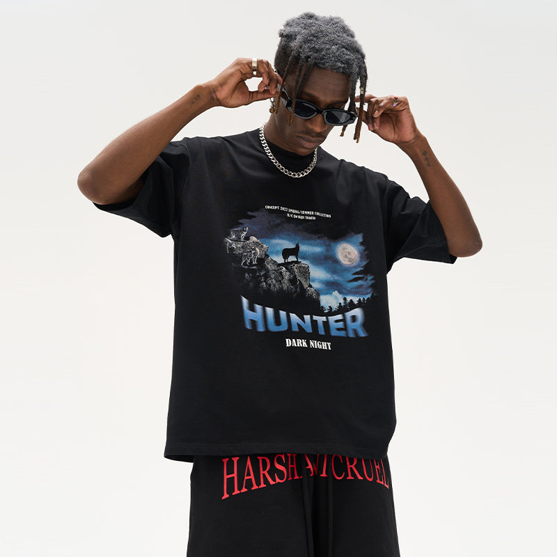 Howling Wolf Printed Tee