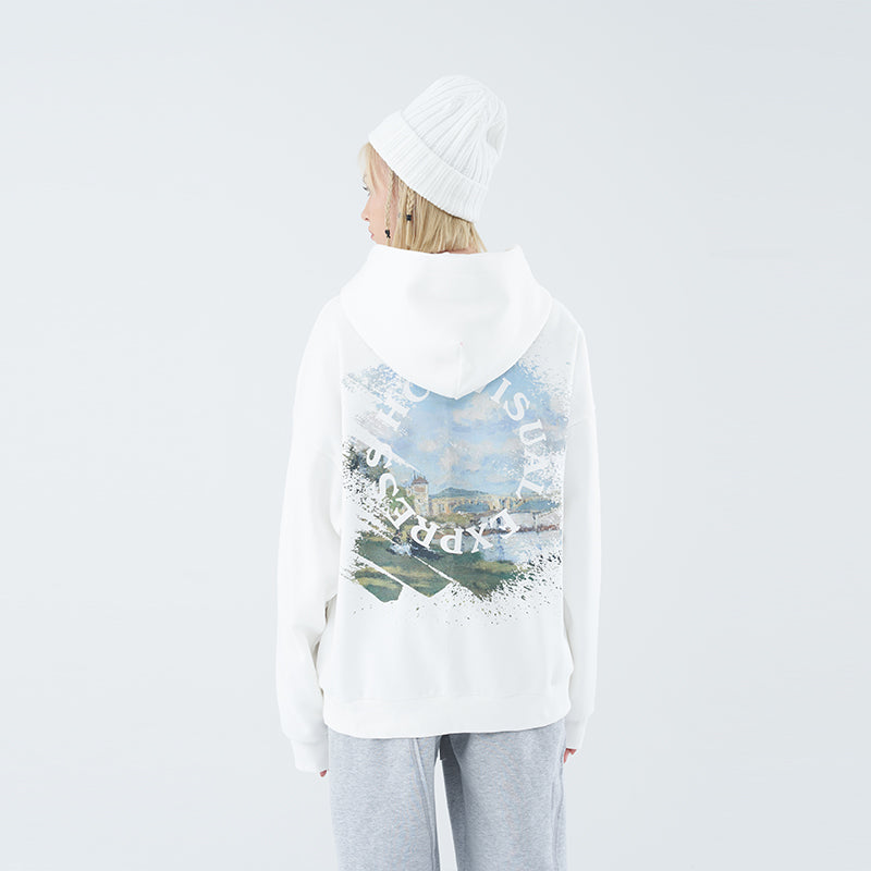 Monet Oil Painting Circle Hoodie