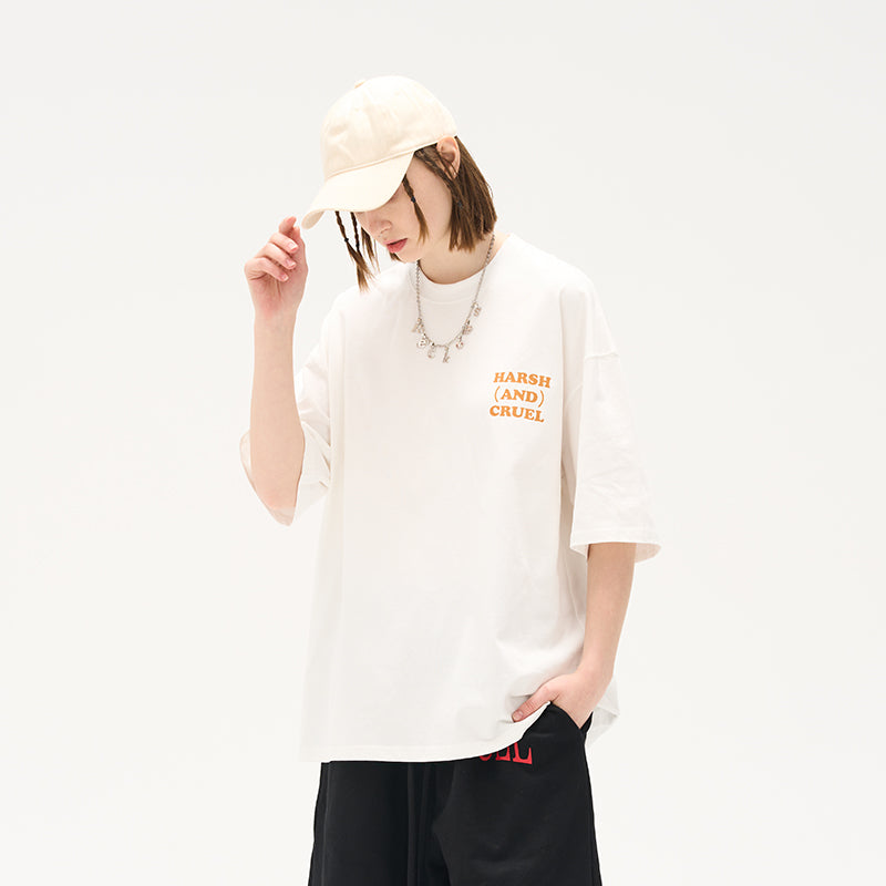 Little Angel Circle Logo Printed Tee