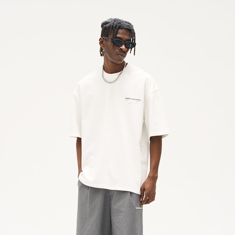 Marine Landscape Oil Painting Printed Tee