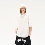 Van Gogh Oil Painting Handwritten Logo tee