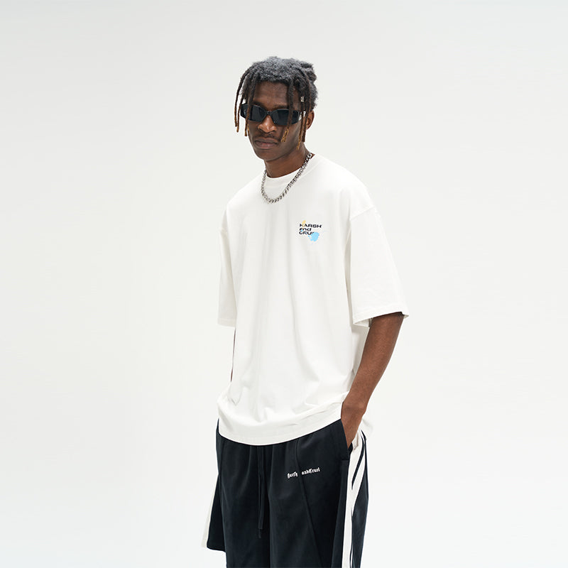 Retro Waterway Oil Painting Tee