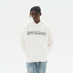 Metal Liquid Graffiti Printed Hoodie