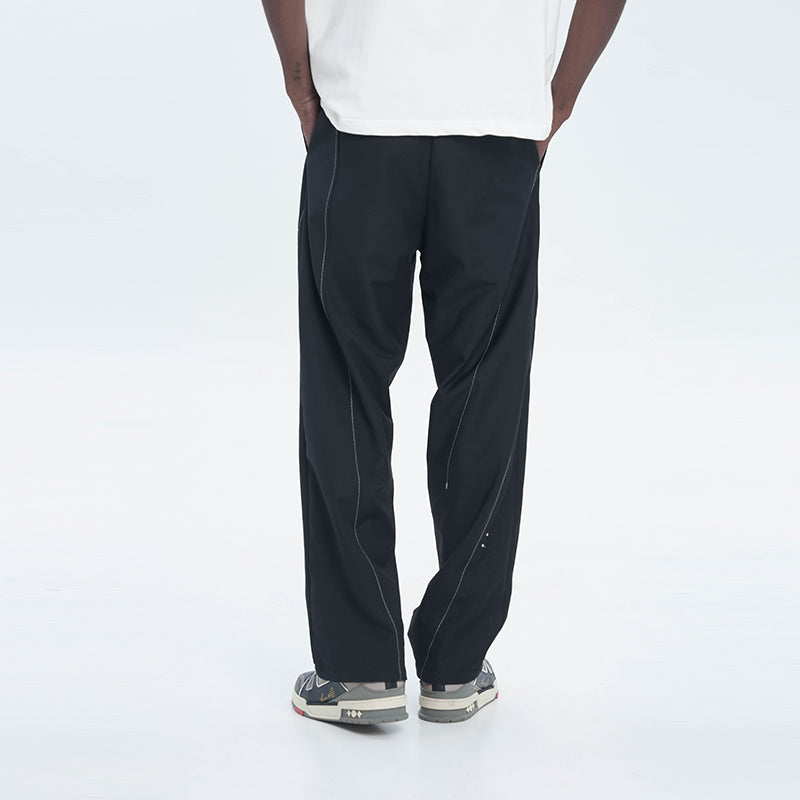 Asymmetric Deconstruction Loose  Suit Trousers