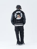 3D Angel Ring Varsity Jacket
