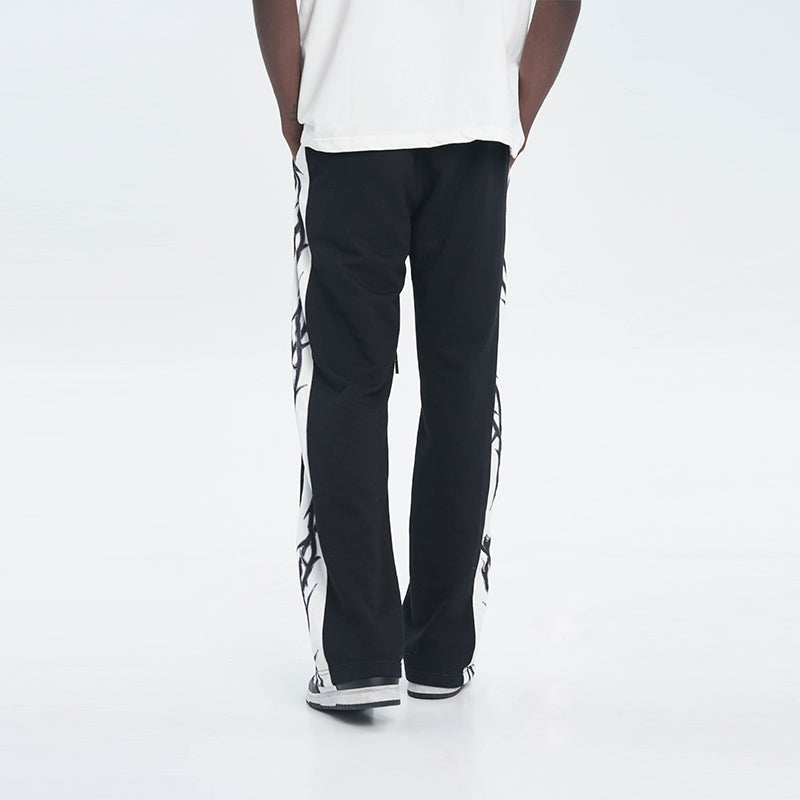 Thorns Drawstrings Loose Sweatpants
