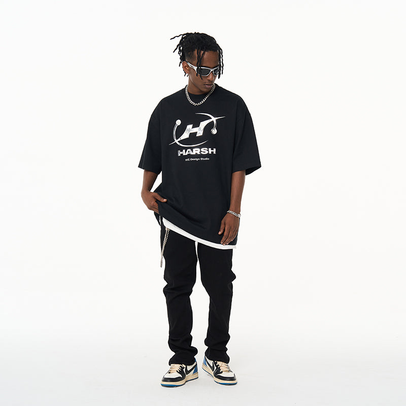 Steel Logo Printed Tee