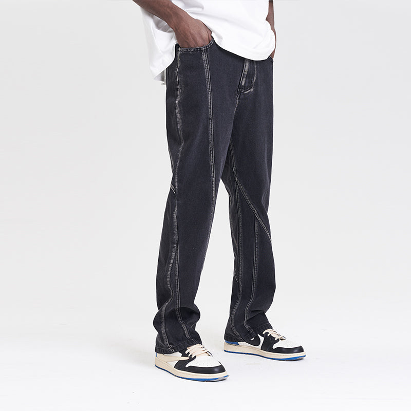 Deconstructed Washed Denim