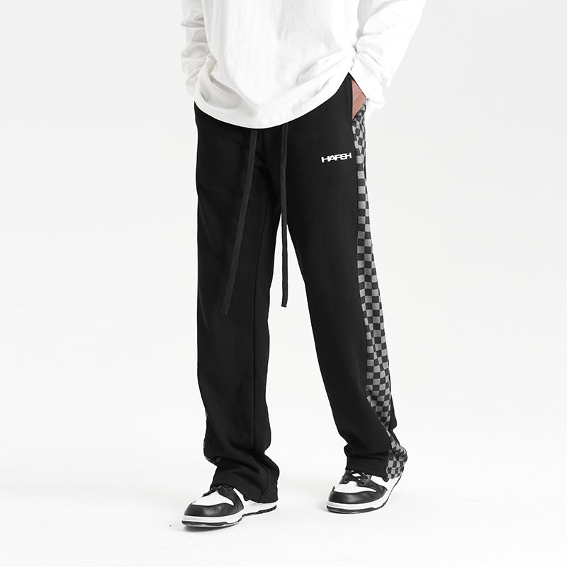 Checkerboard Stripes Sweatpants