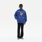 Pixel Flowers Printed Hoodie
