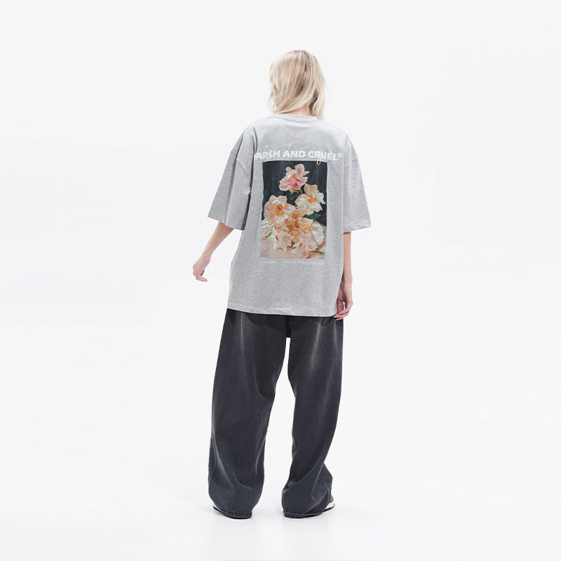 Floral Oil Painting Tee