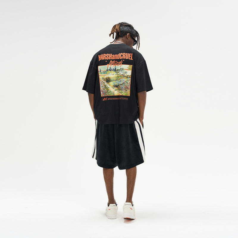 Van Gogh Garden Oil Painting Tee