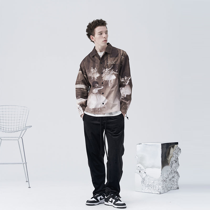 Auditorium Ballet Oil Painting Coach Jacket