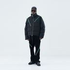 Zipper Layer Down Jacket