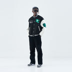 Quatrefoil Varsity Jacket