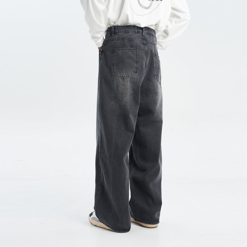 Washed Loose Casual Denim