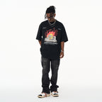 House On Flame Printed Tee