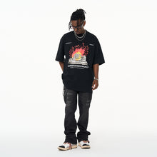 Load image into Gallery viewer, House On Flame Printed Tee
