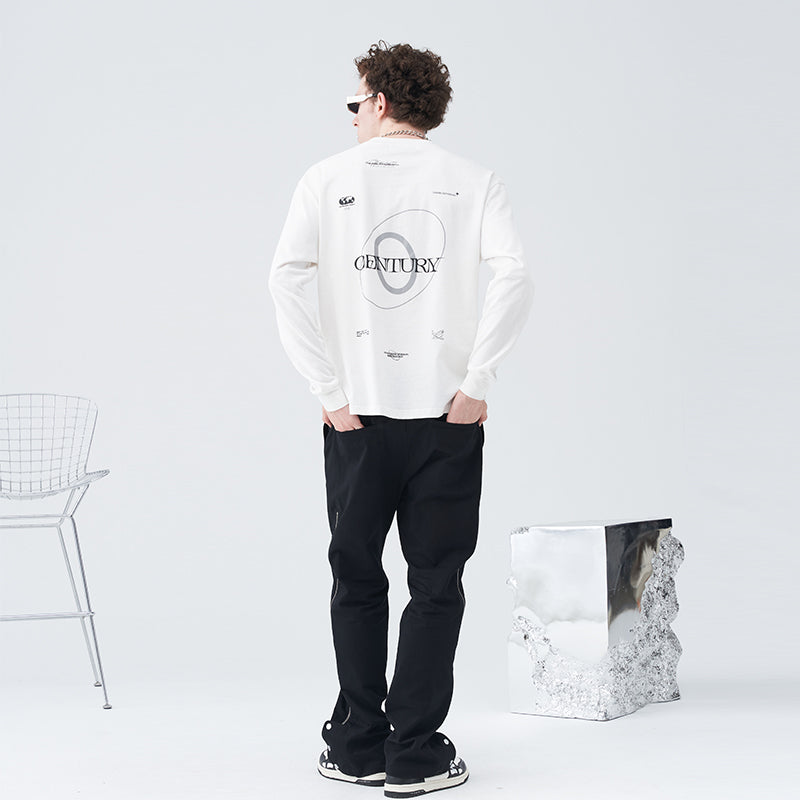 3M Reflective Logo Print Long Sleeved Tee