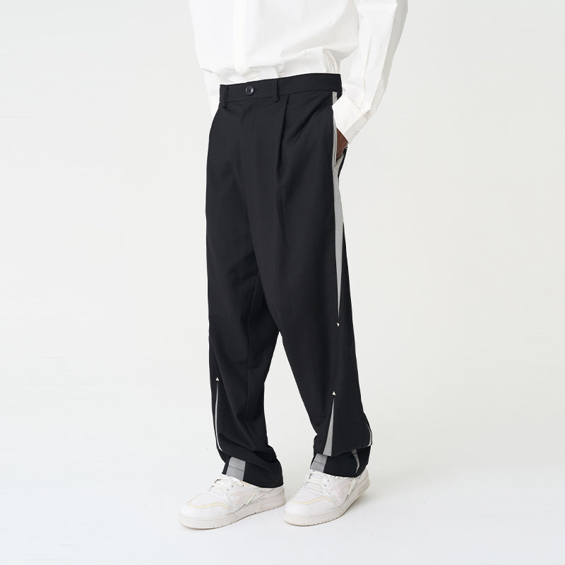 Deconstructed Silhouette Suit Trousers