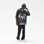 Negative Desert Horses Printed Cuban Shirt
