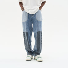 Load image into Gallery viewer, Straight Paneled Denim
