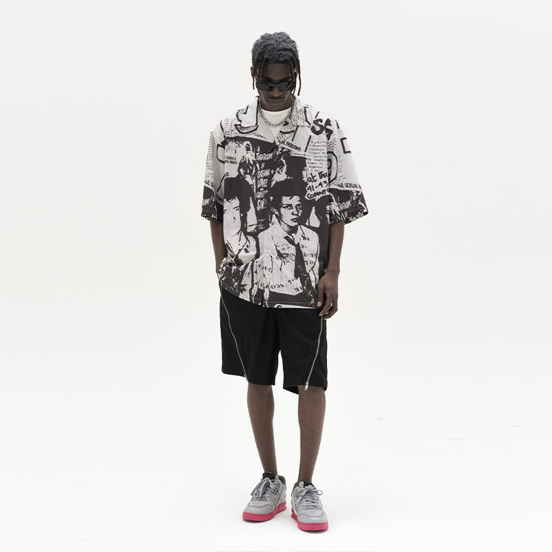 Rock Band Full Printed Cuban Shirt