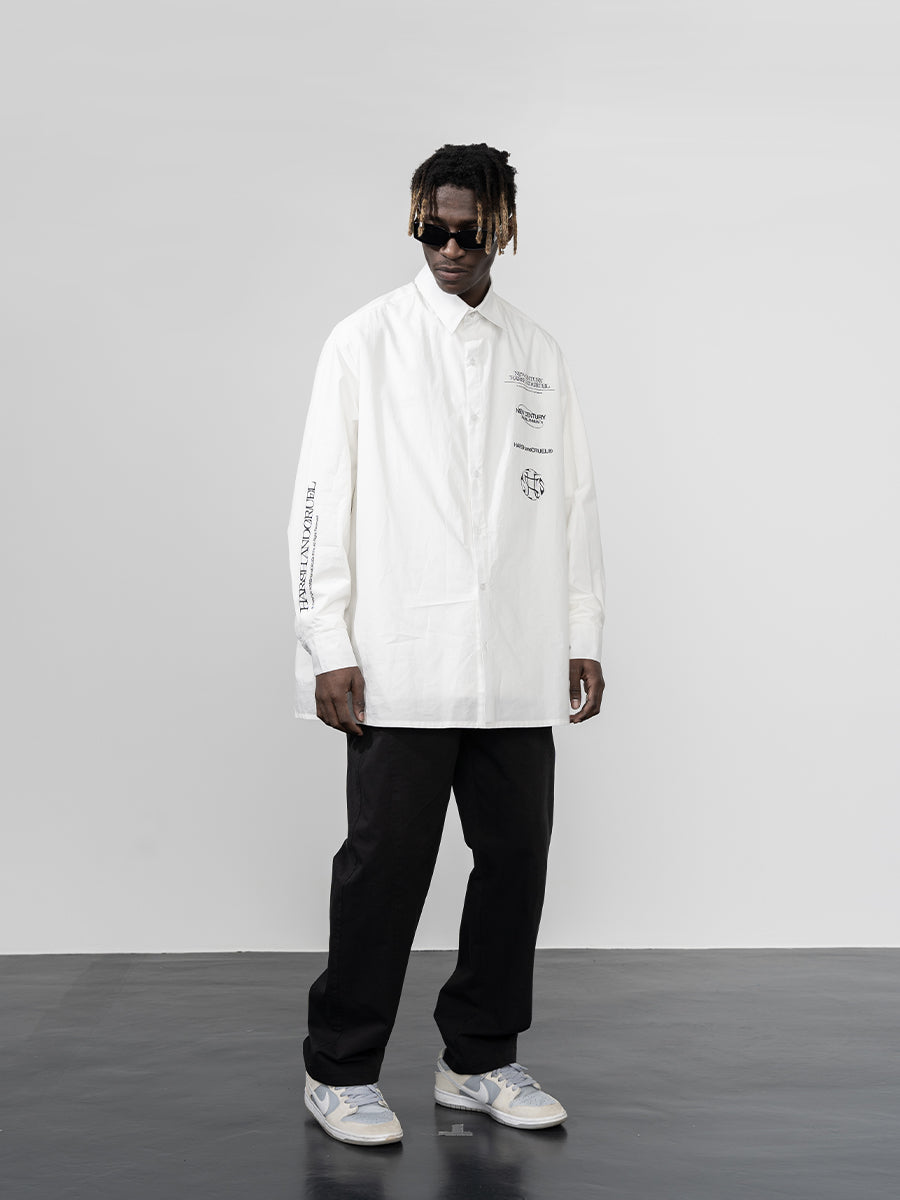 Logo Print L/S Shirt