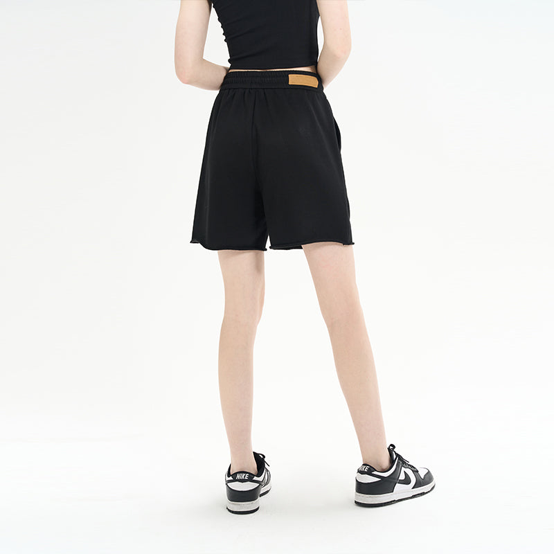 High Waist Logo Shorts