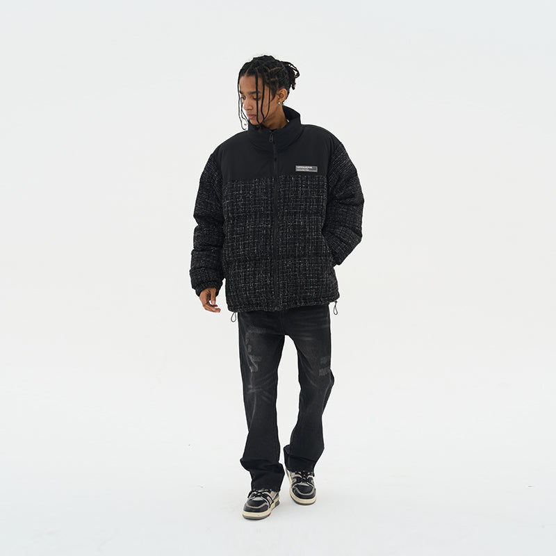 Plaid Padded Down Jacket