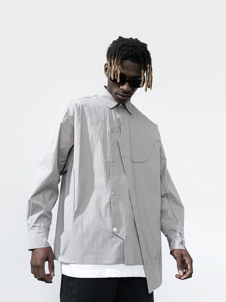Irregular Splicing Shirt