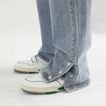 Load image into Gallery viewer, Snap Buttons Adjustable Denim
