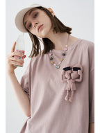 Broken Heart Stitched Tee