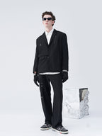 Asymmetrical Design Casual Suit