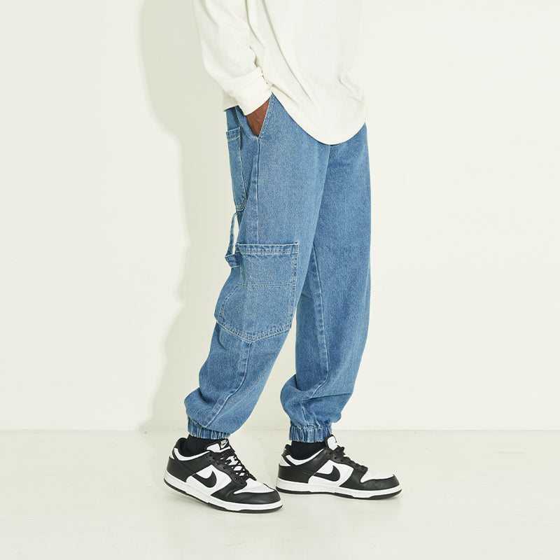 Multi Pocket Casual Denim