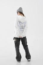 Pixel Embroidered Logo Hoodie
