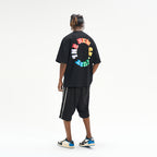 3D Rainbow Ring Printed Tee