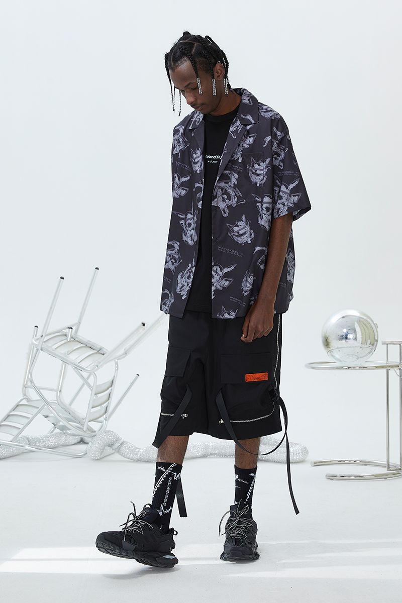 Poke Printed Cuban Shirt