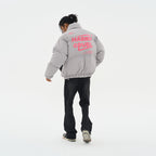 PVC Pocket Stand Up Collar Down Jacket